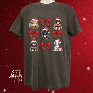 Christmas puppies shirt